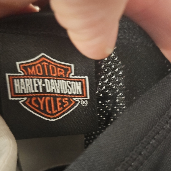 Harley-Davidson Women's Charcoal Long Sleeve Tee - Picture 3 of 16